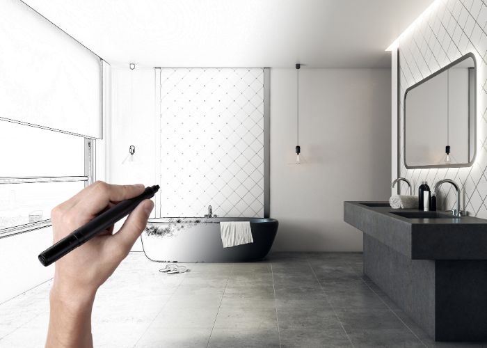 bathroom design dallas
